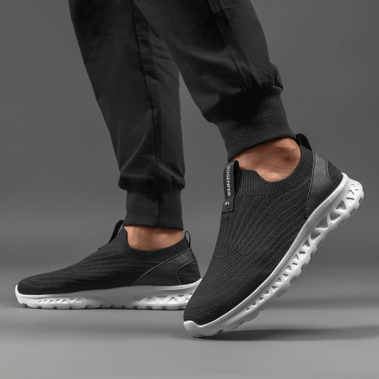 2024 Men Walking Shoes Non-Slip Work Casual Slip On Walking Sneaker Lightweight image 6