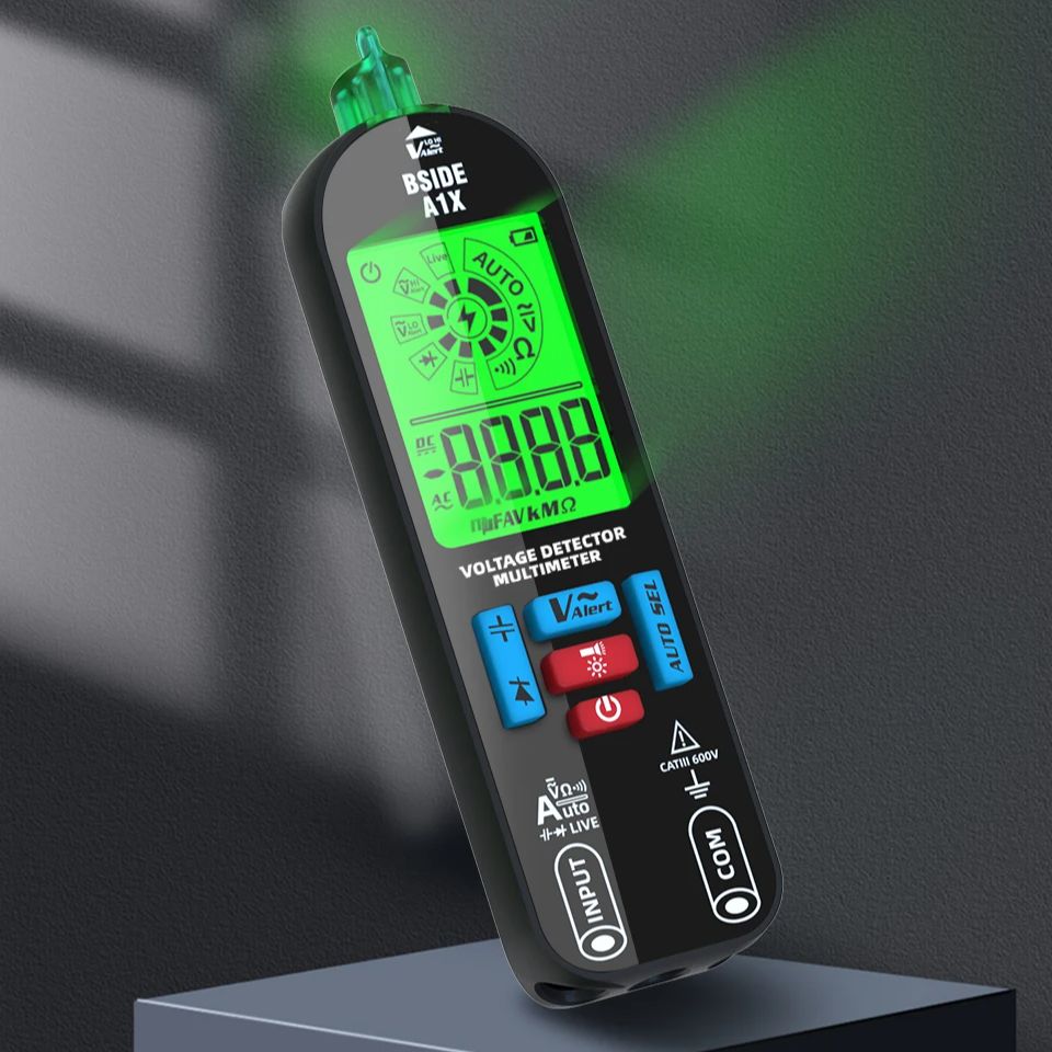 BSIDE Professional Digital Multimeter AC DC Voltage 520V Smart Voltmeter NCV Hz image 1