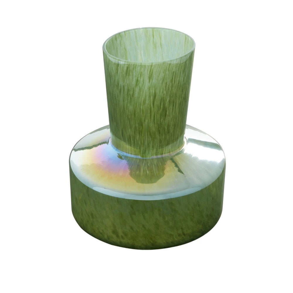 12” Green Glass Vase Luxury Living Room Decoration for Home Table Decoration & image 5