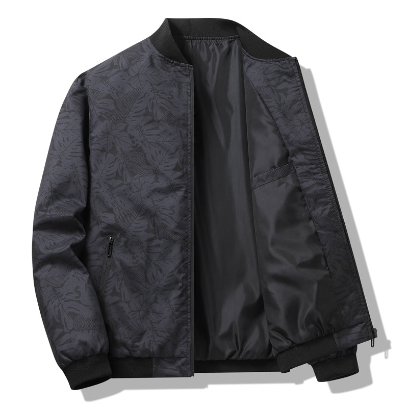 New Baseball Jacket for Mens Spring Autumn Printed Windbreaker Men Streetwear F image 2