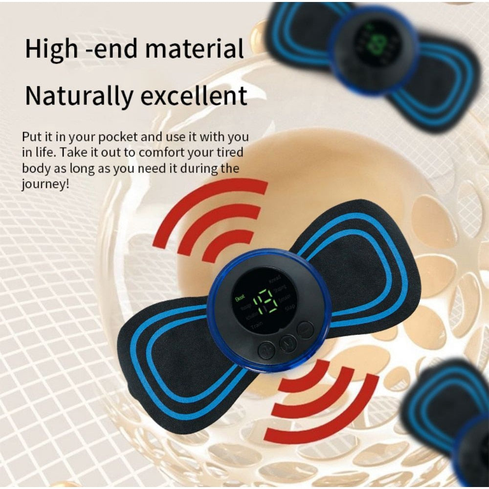 8 Modes 19 Gears Electric Pulse Neck Massager Cervical Back Muscle Pain Relief image 6