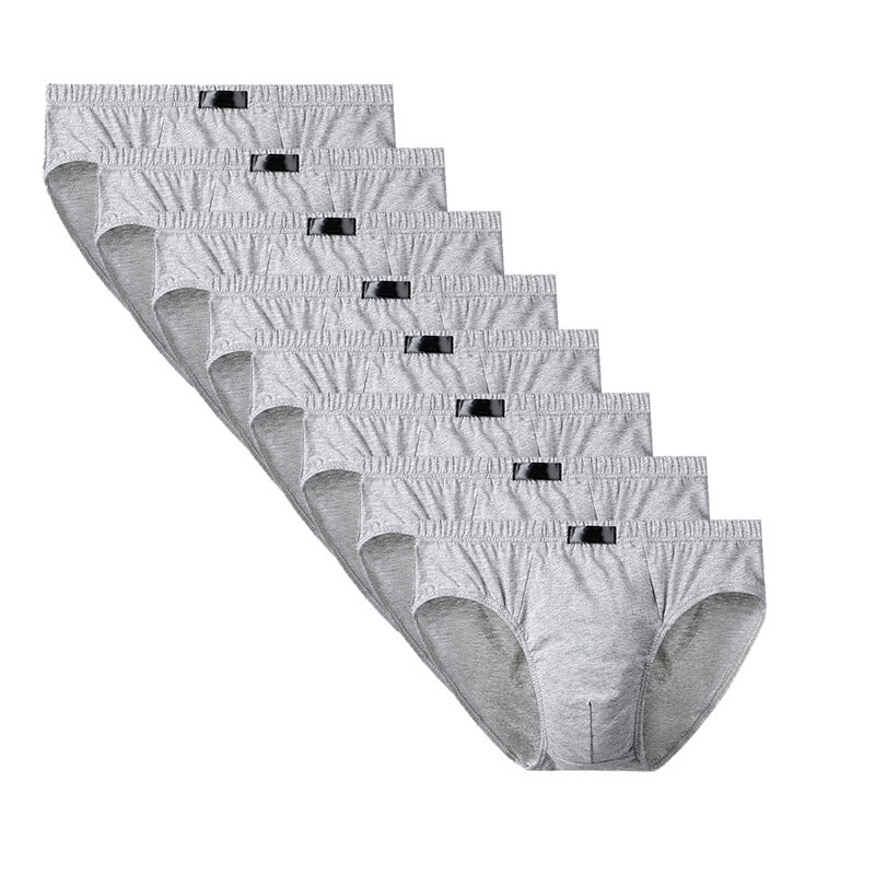 8Pcs Fashion Men's Panties Mens Cotton Underwear Men Briefsr Bikini Pant Men C image 4