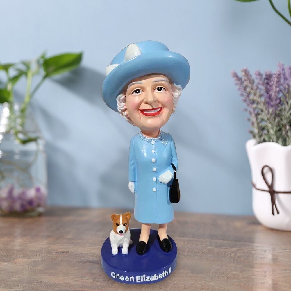 Elizabeth II Table Decorations Resin Waterproof Commemorative Sculpture Wear image 3