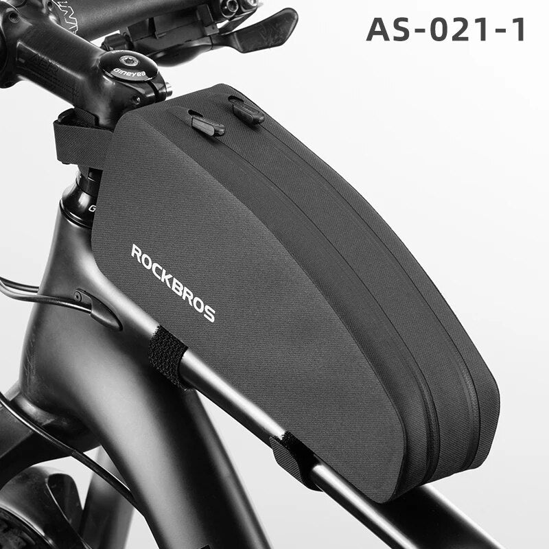 ROCKBROS Bicycle Bag Waterproof Cycling Top Front Tube Frame Bag Large Capacity image 2