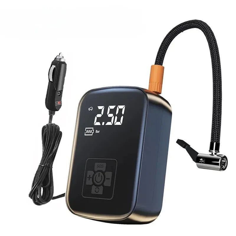 PECHAM Wireless Car Air Compressor Air Pump Electric Tire Inflator Pump for Mot image 1