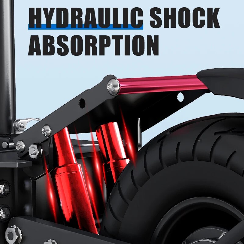 100km/h Top Speed Scooter Electric 13inch Tire Electric Kick Scooter Folding Hy image 9