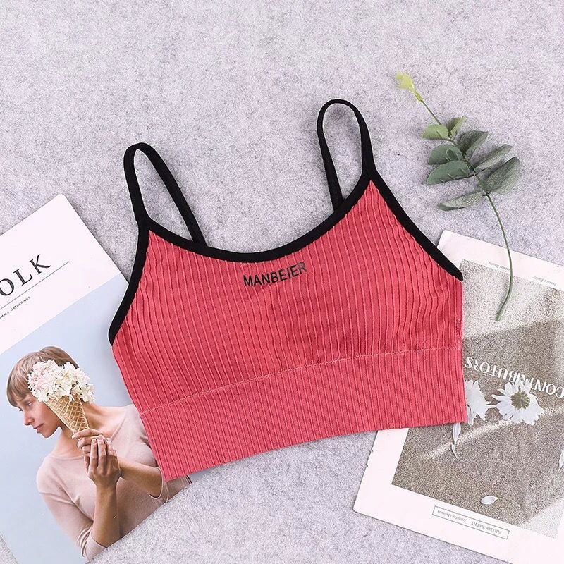New Sports Bra For Women Gym Sexy Crop Top Bra Women Cotton Underwear Soft Comf image 7