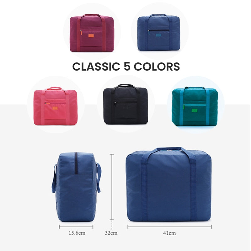 Lightweight Foldable Travel Duffel Bag: Unisex Tote Carry-On Luggage for Weeken image 8