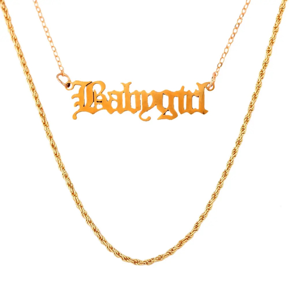 New Multi Layer Butterfly Dragon Charms Crystal Necklaces For Women Punk Golden image 22
