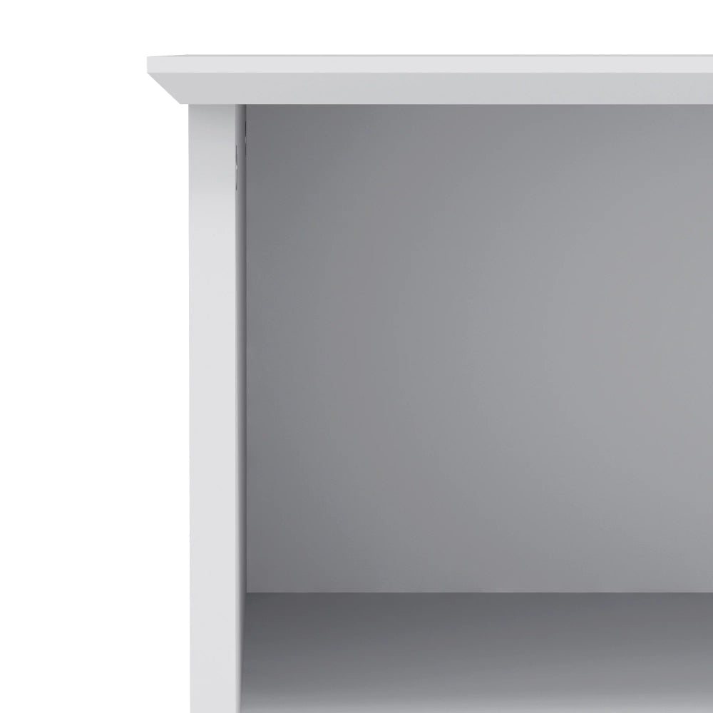 Campbell Wood 3-Drawer Kids Dresser with Storage Shelf, White,Durable and Stron image 5