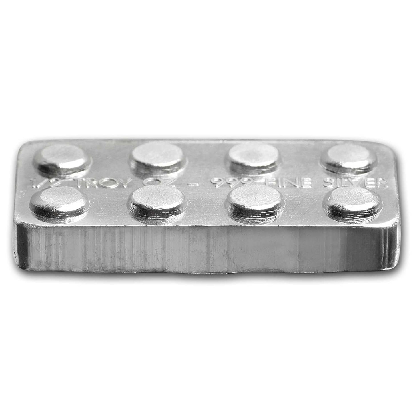 1/2 oz Silver Building Block Bars (2x4) image 0