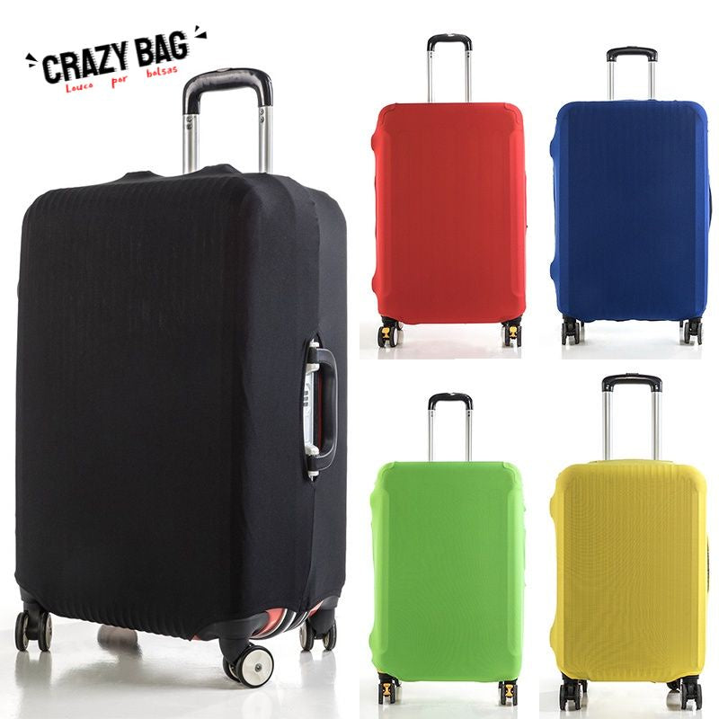 Fashion travel suitcase protective cover Luggage Protective Cover Solid Color S image 3