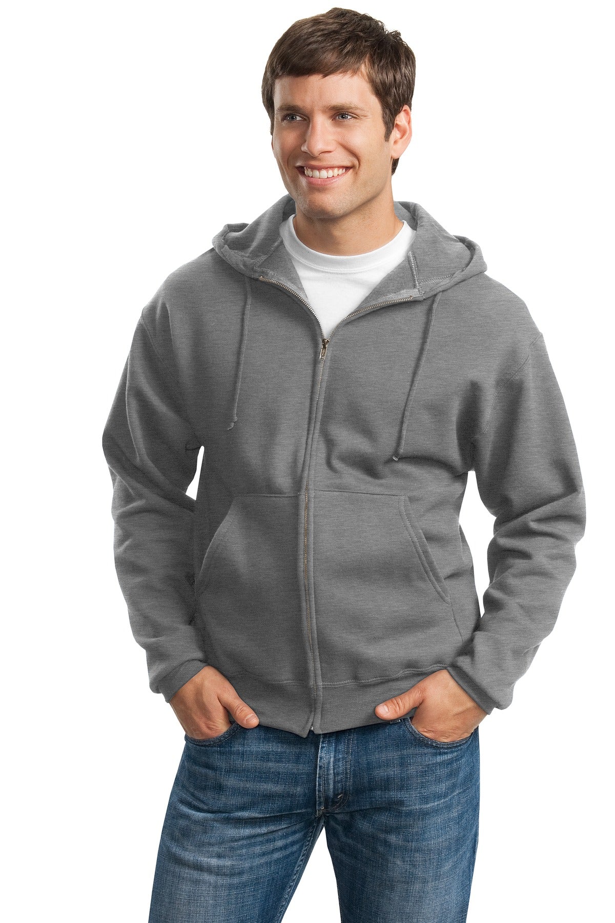 Jerzees® Super Sweats® NuBlend® - Full-Zip Hooded Sweatshirt. 4999M