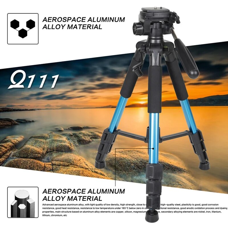 ZOMEI Q111 Professional Portable Travel Aluminum Camera Tripod&Pan Head for SLR image 4
