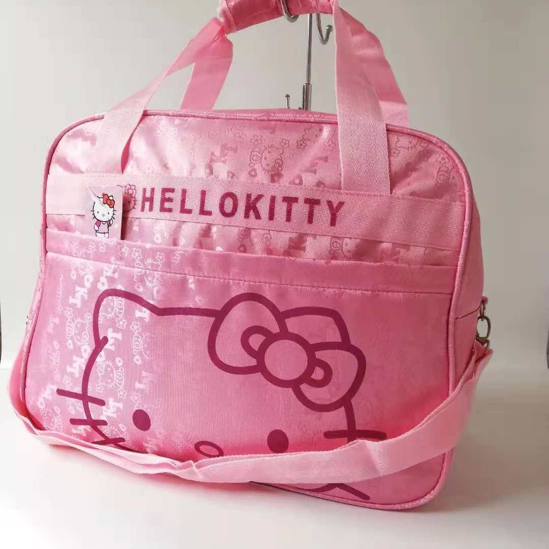travel bags Cute Hello kitty cat Messenger luggage bag travel bag Cartoon porta image 8