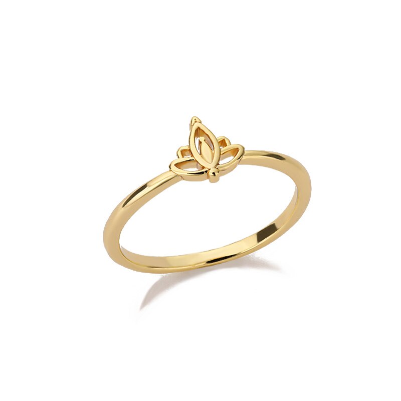 Knot Infinity Rings For Women Girls Gold Color Stainless Steel Heart Finger Ri image 3