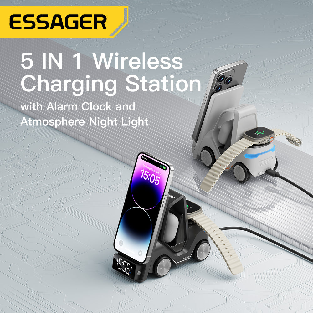 Essager Universal Wireless Charger for IPhone 12 13 14 15 Series Apple Watch Ai image 6
