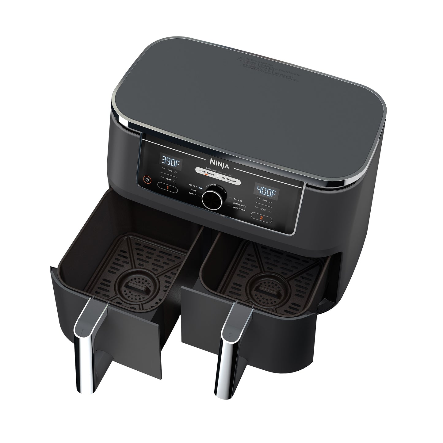 Ninja Foodi 6-in-1 10-qt. XL 2-Basket Air Fryer with DualZone Technology image 3