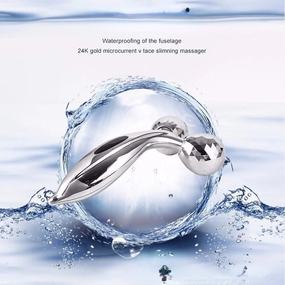 3D Roller Massager Face Massage Y Shape 360 Rotate Thin Face Body Shaping Relax image 6