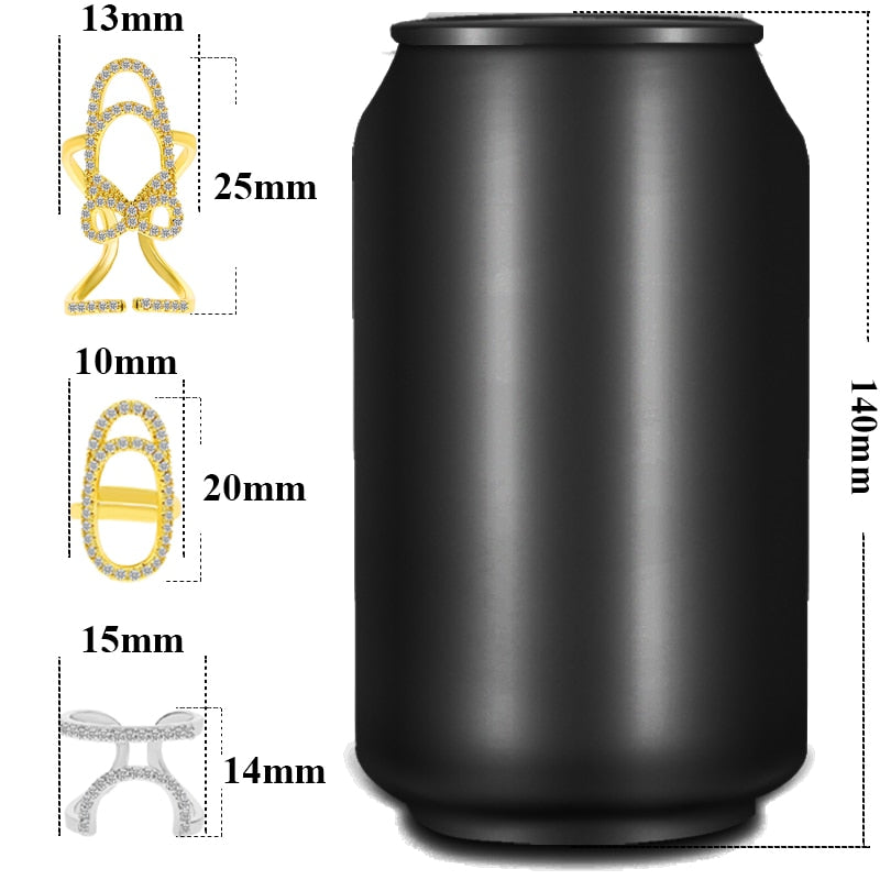 New In 2023 Luxury Nail Photo Ring Gold Silver Plated Phalanx Fashion Finger Ma image 16