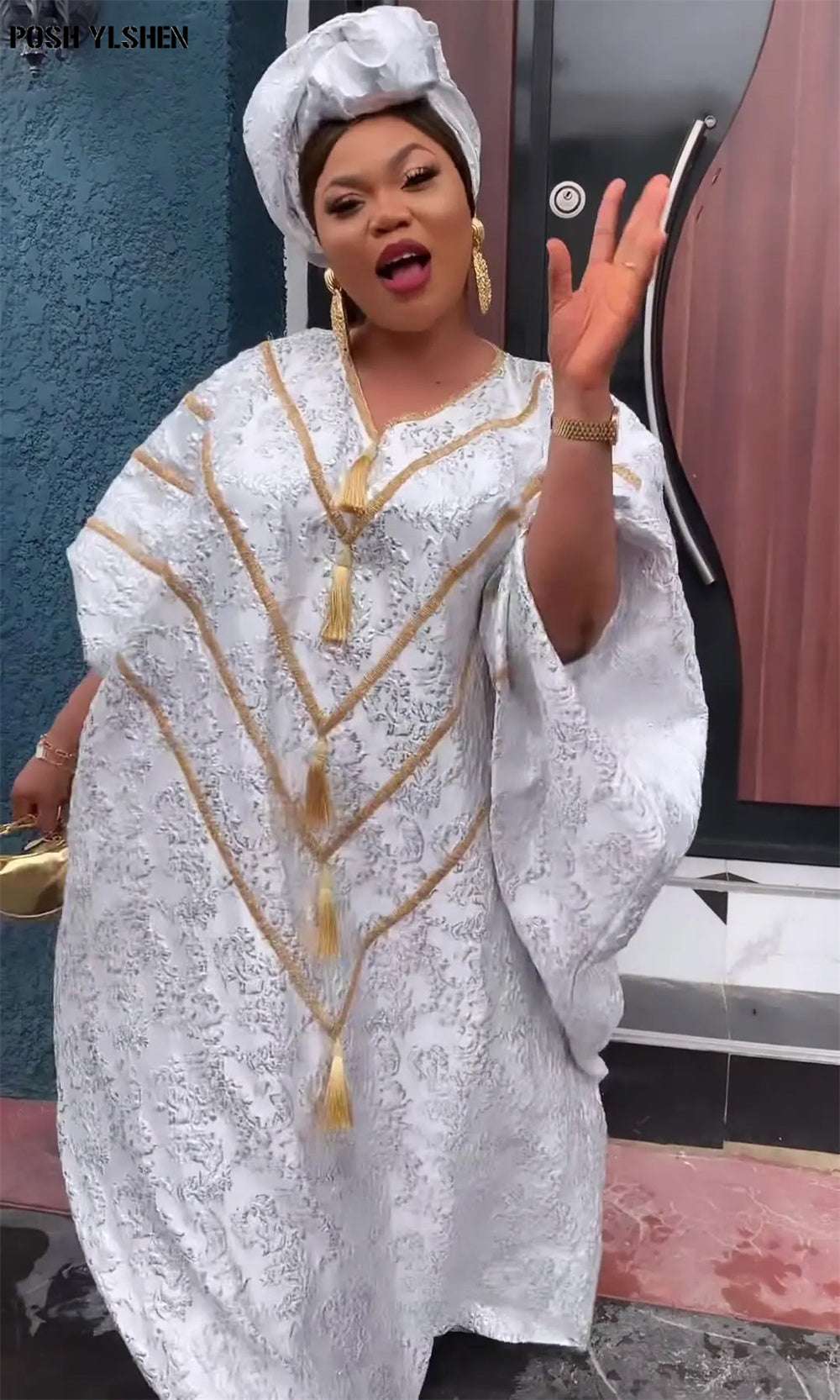 Ramadan Abaya Dubai Luxury African Dresses for Women 2024 Muslim Nigeria Tradit image 4