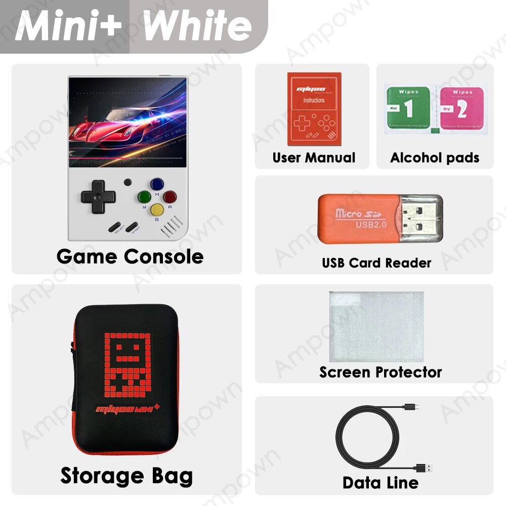 MIYOO Mini Plus Portable Retro Handheld Game Console V2 Mini+ IPS Screen Classi image 2