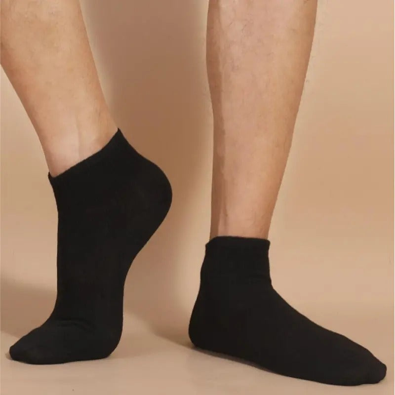10 Pairs Unisex Casual Plain Color Boat Socks Thin Breathable Comfy Anti Odor S image 2