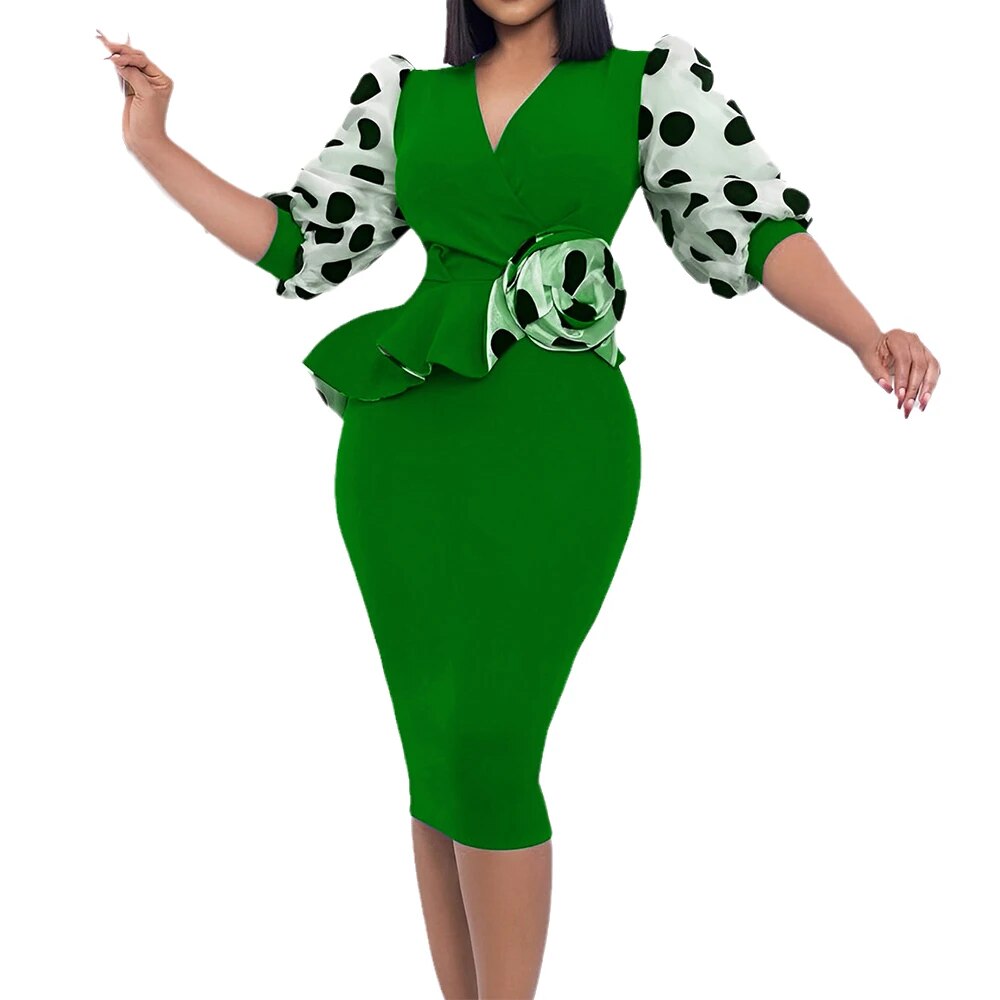 Plus Size Knitted Pencil Dress for Women Clothing 2023 Autumn Winter Hip Long S image 2