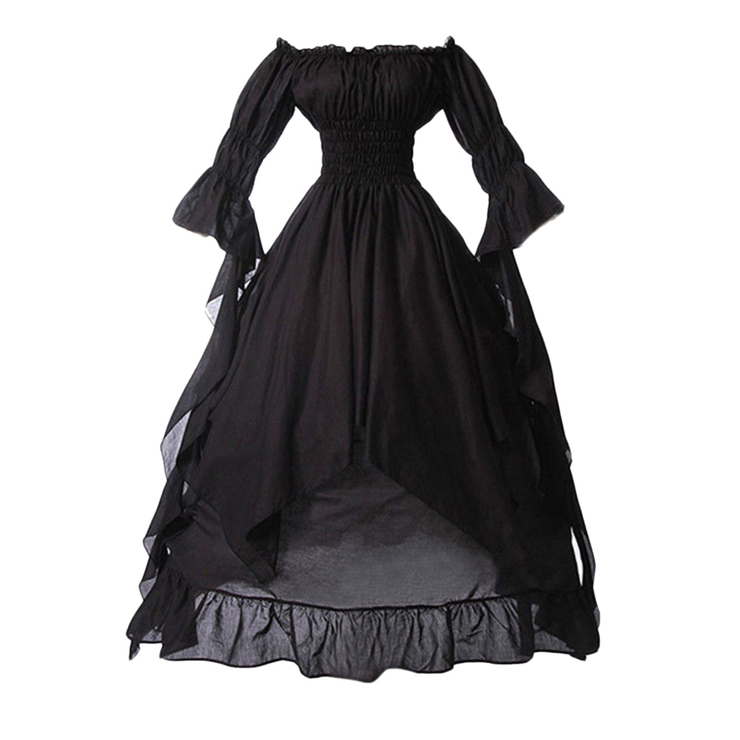 Vintage Victorian Medieval Dress White Renaissance Dress Women Gothic Cosplay H image 2