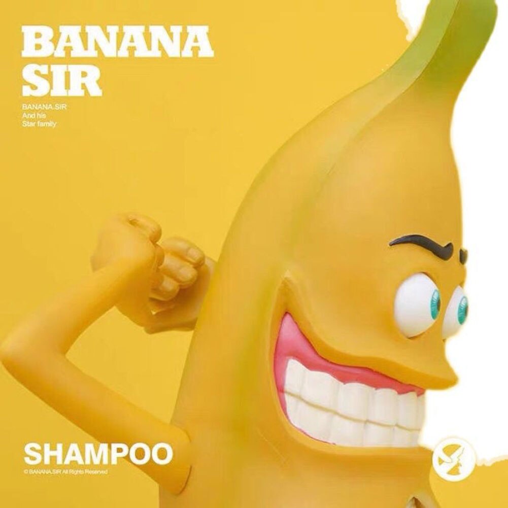 Evil Banana Statues Trick Toys Resin Figurine Art Crafts Desk Tabletop Sculpture image 4