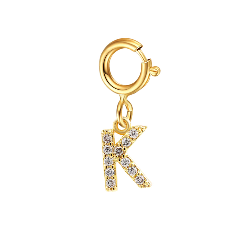 Custom Personalized diy Initial Letter Name Necklace for Women Gold color Penda image 19