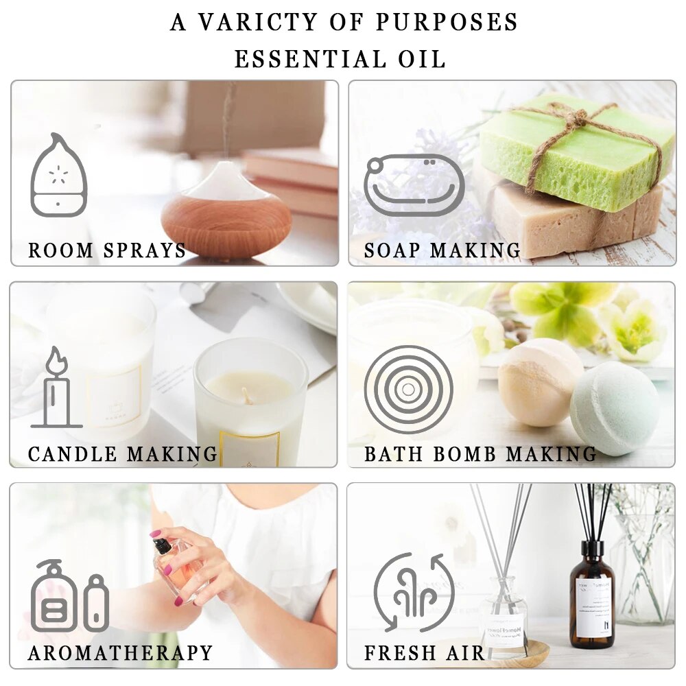 100ML Mango Fragrance Essential Oil Diffuser Apple Banana Grape Cherry Watermel image 5