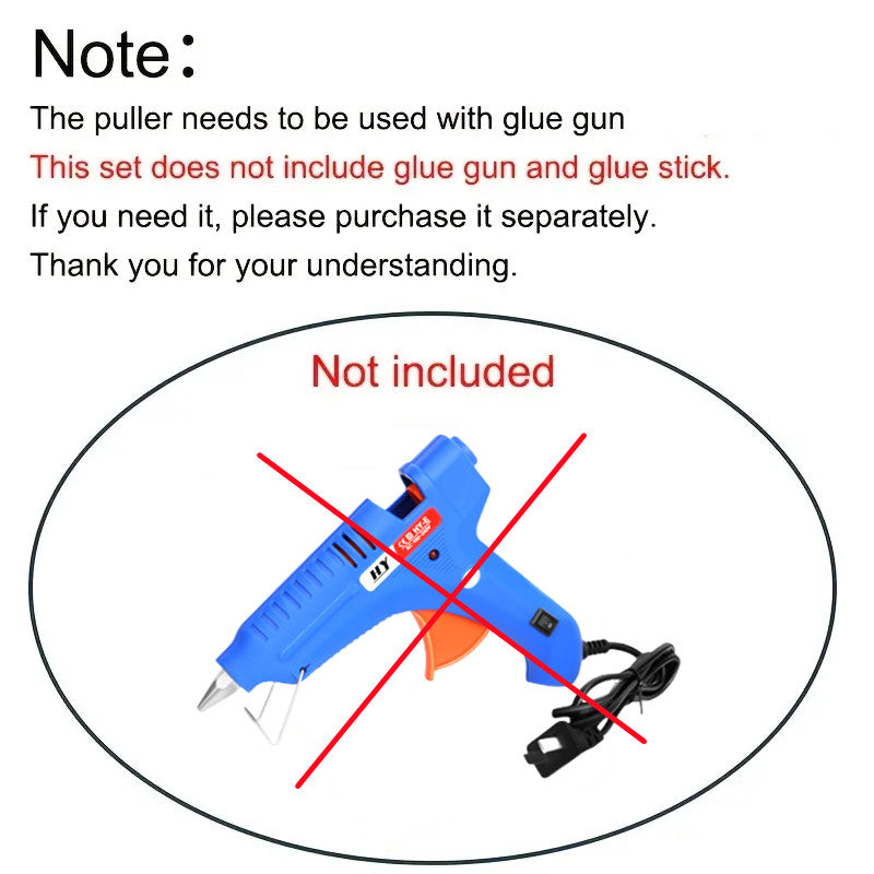 Car Dent Repair Puller, Car Repair Tools Kit With 18pcs Plastic Glue Tabs Metal image 3