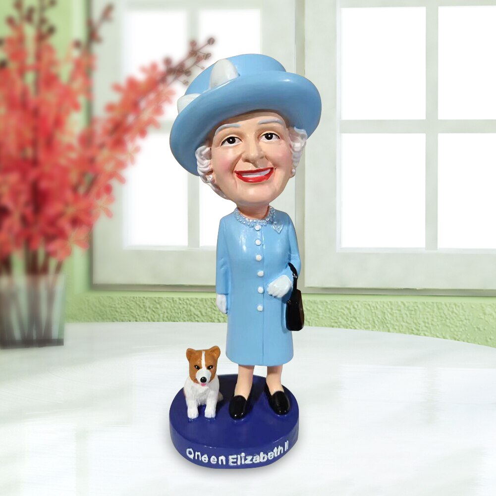 Elizabeth II Table Decorations Resin Waterproof Commemorative Sculpture Wear image 1
