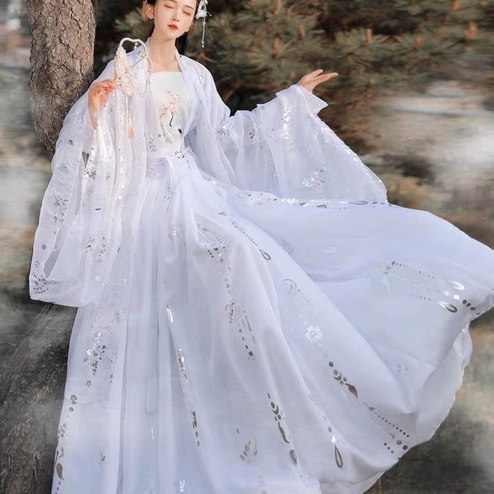 Original Hanfu Ancient Chinese Costume Women Clothes Traditional Hanfu Dance Co image 2