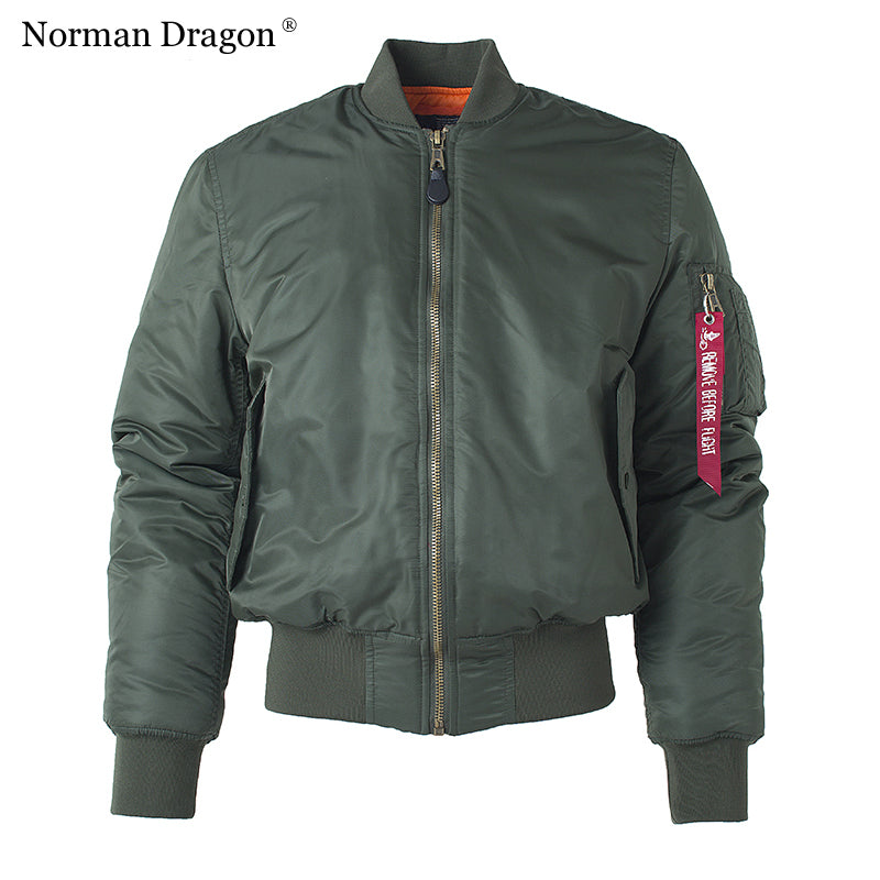 Military tactical Male Army MA-1 Flight Bomber Jacket Baseball Varsity College image 0