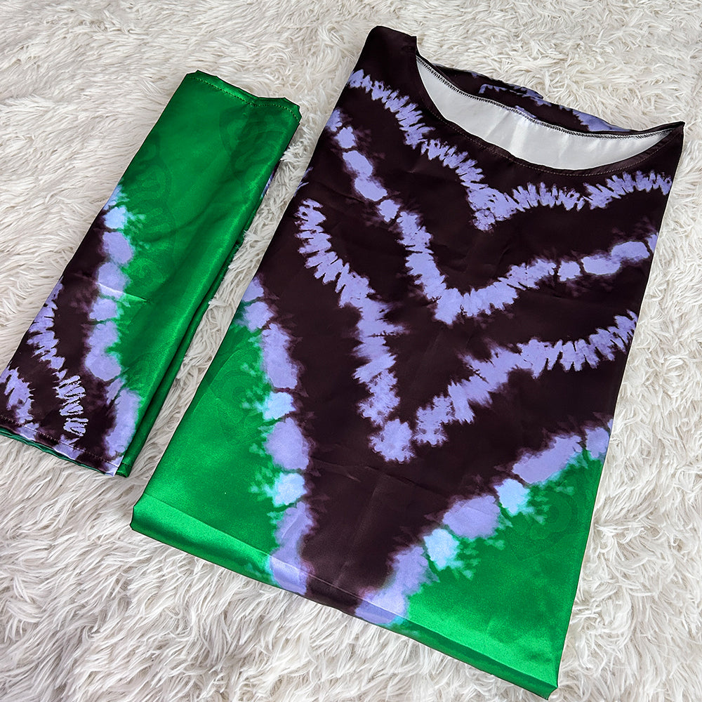Green African Dresses For Women Traditional Clothing Original Riche Dashiki Rob image 3