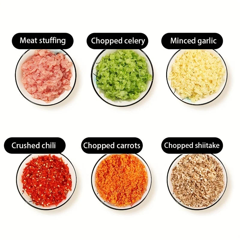 Foods Chopper Kitchen Multifunctional Cooking Machine Grinder Household Garlic image 6
