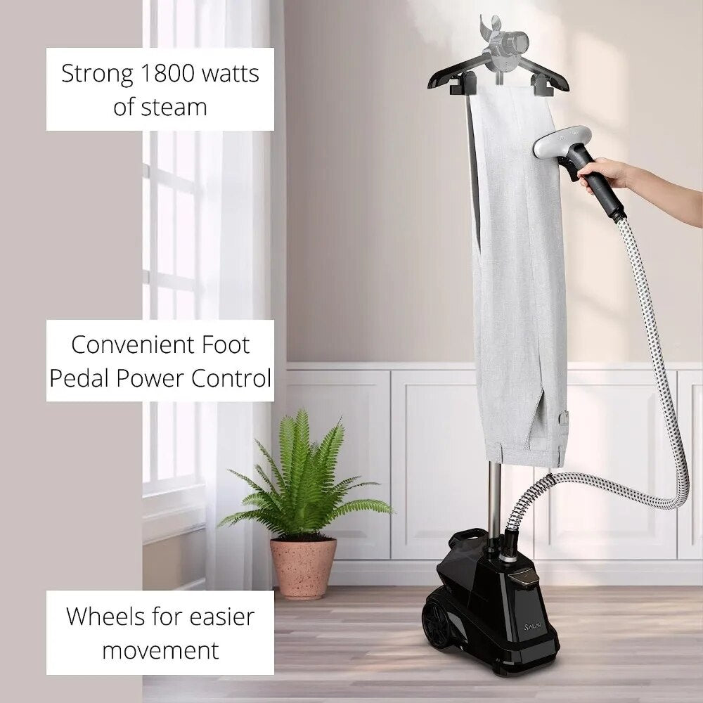 2023 New SALAV X3A Heavy Duty Commercial Full-Size Garment Steamer with Foot Pe image 3