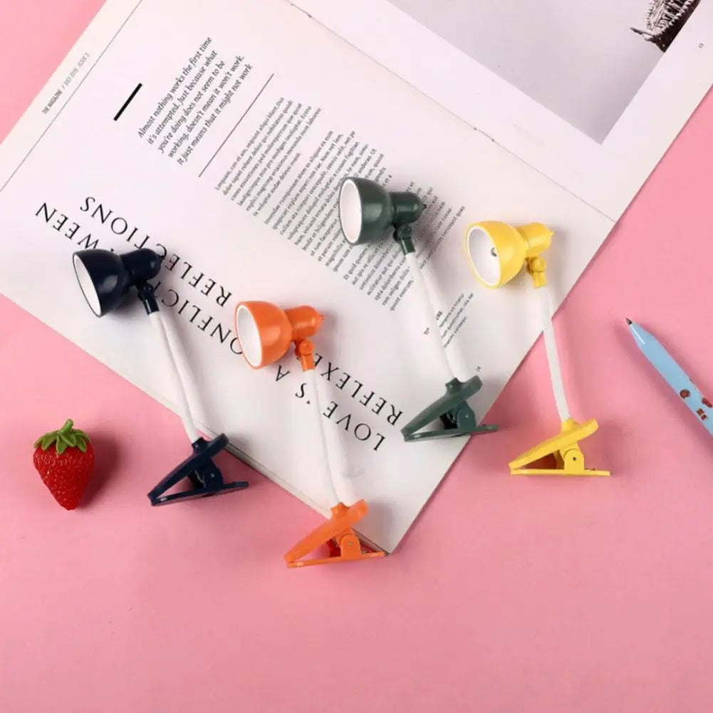 Mini Book Light Foldable Table Desk Book Reading Lamp For Home Room Computer No image 9
