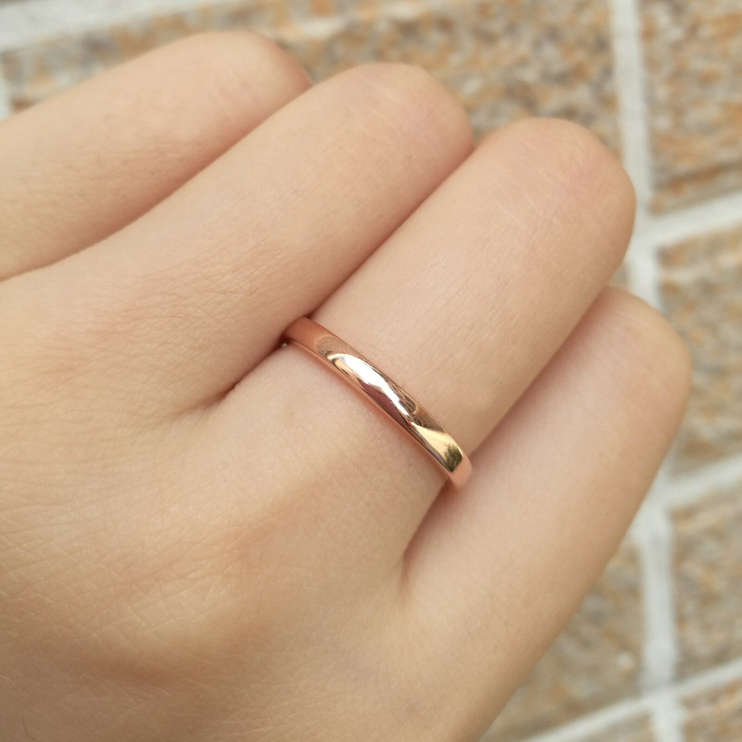 Newshe Rose Gold Color Fingers Ring For Women Solid 925 Sterling Silver image 3
