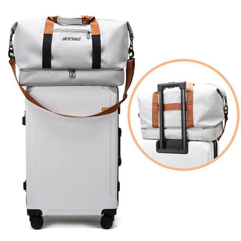 Travel Bag Male Female Large-Capacity Hand Luggage Dry-Wet Separation Sports Fi image 13