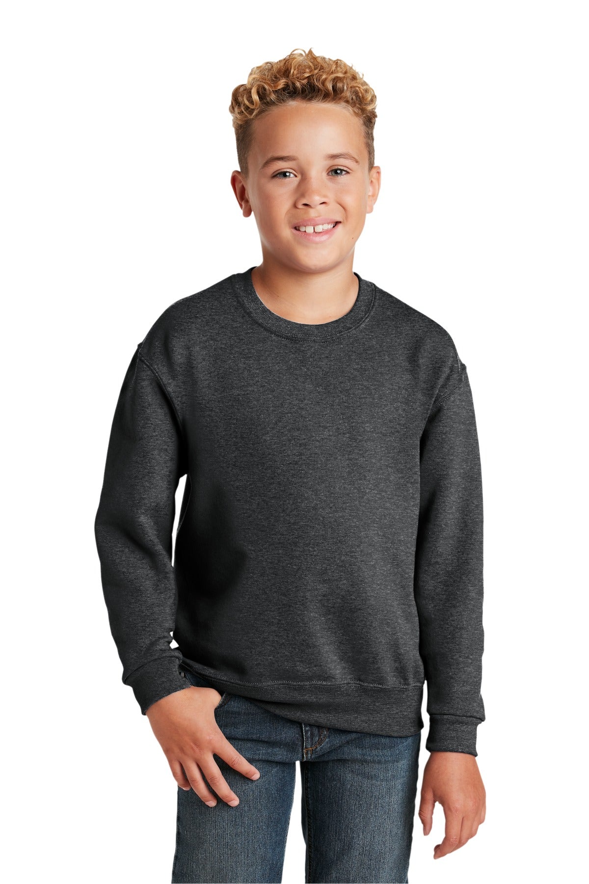 Jerzees® - Youth NuBlend® Crewneck Sweatshirt. 562B
