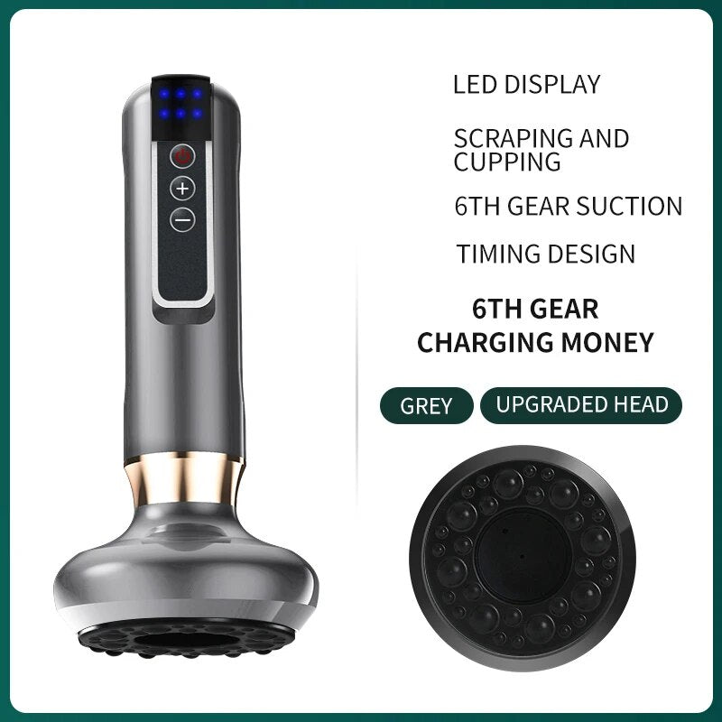 Scraping Infrared Heat Slimming Massage Tricolor Electric Scraping Instrument A image 0