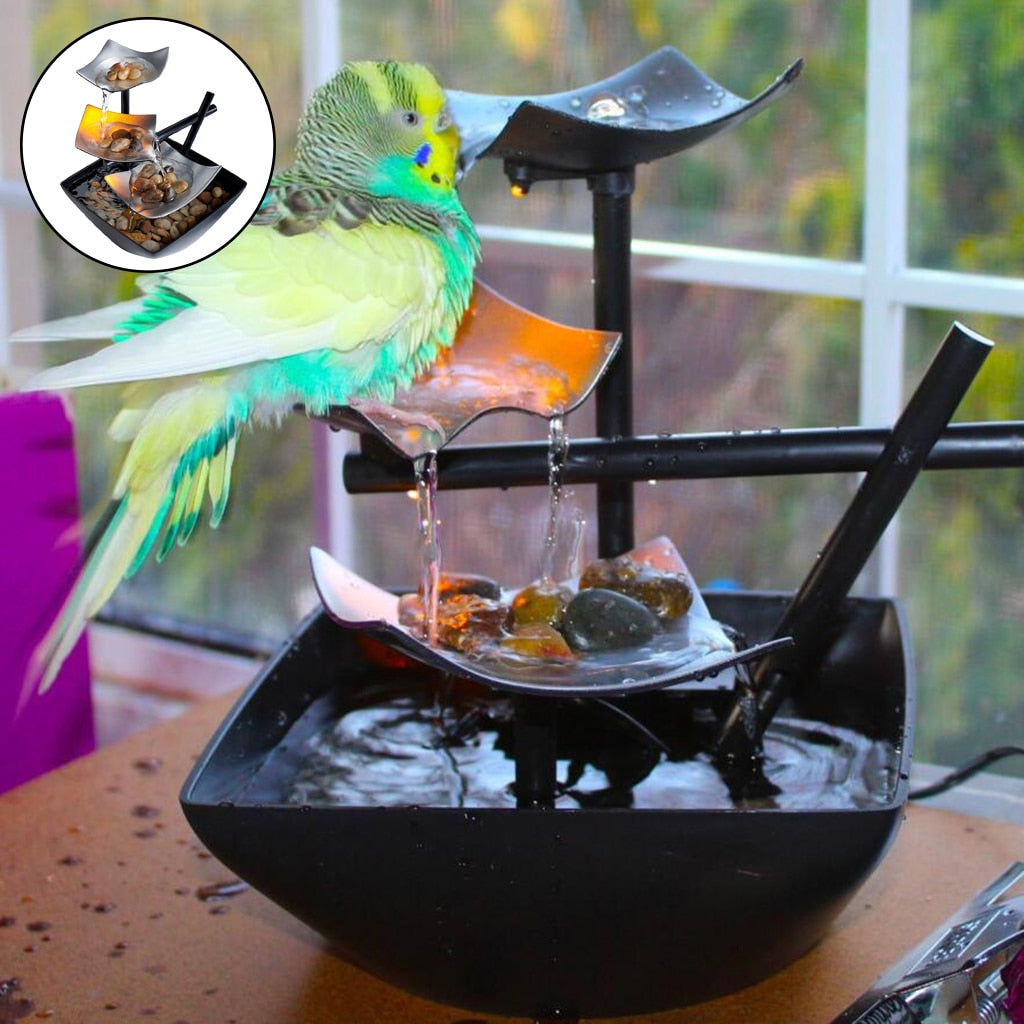 Relaxation Indoor Tabletop Fountain Water Fountain Desktop Decor EU/US Plug image 7