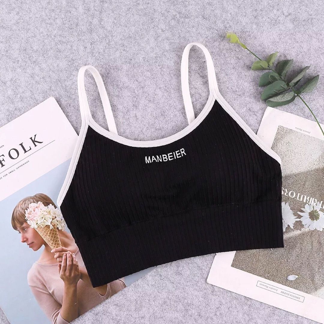 New Sports Bra For Women Gym Sexy Crop Top Bra Women Cotton Underwear Soft Comf image 2