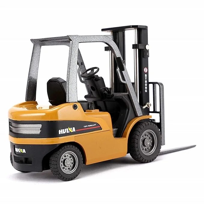 1/10 scale 10 channels 2.4GHz Huina 1576 BIG Remote Control Forklift With Flatb image 5