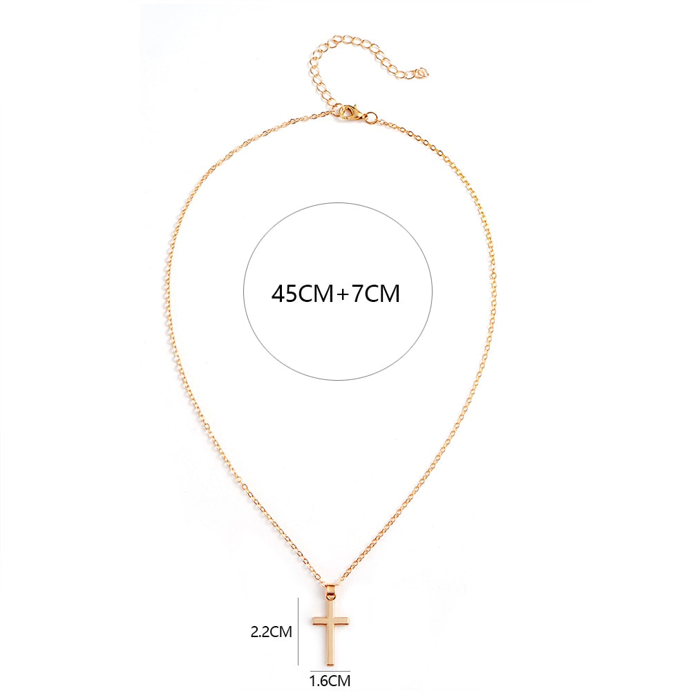 Fashion Female Cross Pendants Dropshipping Gold Jesus Cross Pendant Punk image 5