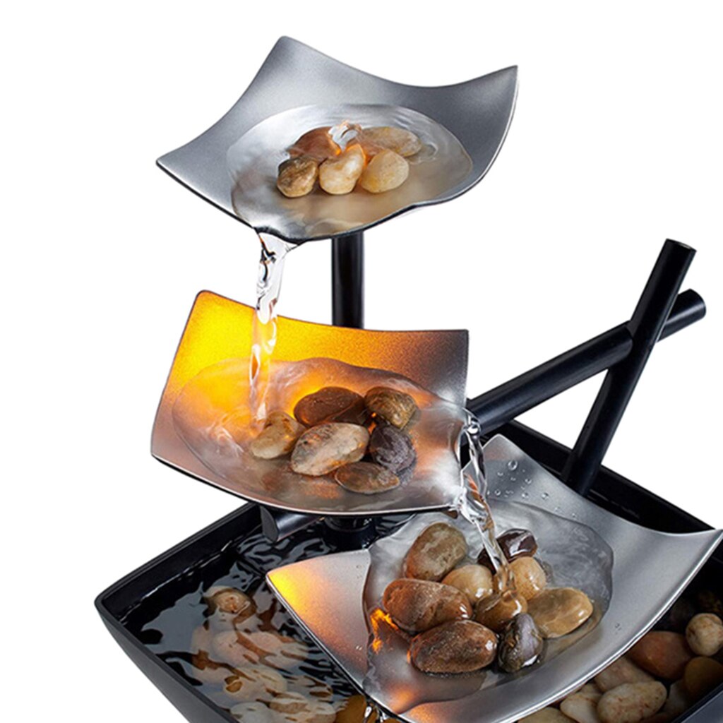 Relaxation Indoor Tabletop Fountain Water Fountain Desktop Decor EU/US Plug image 11