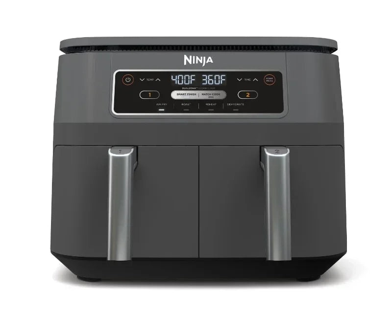 8 Qt 4-in-1 Air Fryer with 2-Basket, featuring DualZone Technology, DZ100WM image 0